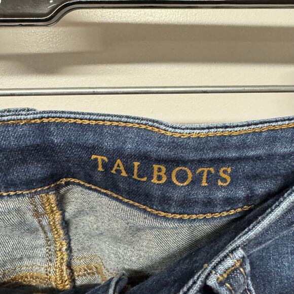 Talbots Womens Heritage Ankle Crop Blue Jeans Mid Rise Medium Wash Size 6 - Picture 6 of 10